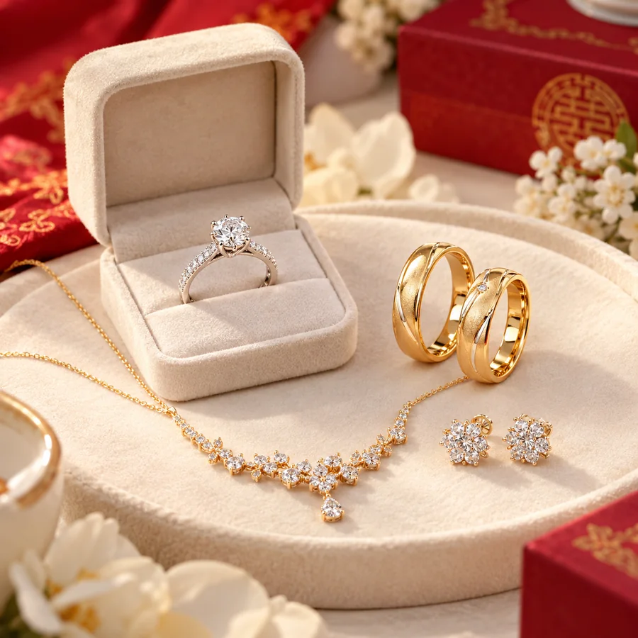 nner span="6" span__sm="12"] Nhẫn đính hôn Trang sức cô dâu Nhẫn đôi & nhẫn cặp [featured_box img="2851" img_width="48" pos="l